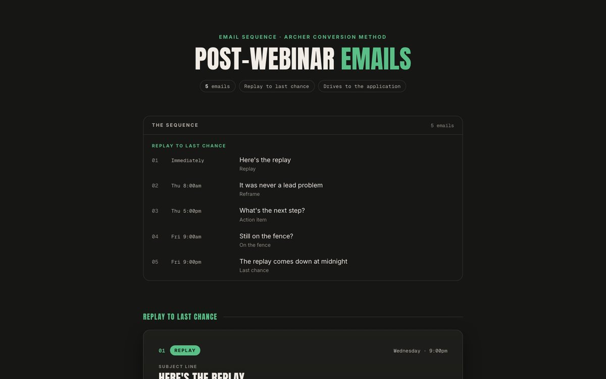 Post-webinar preview