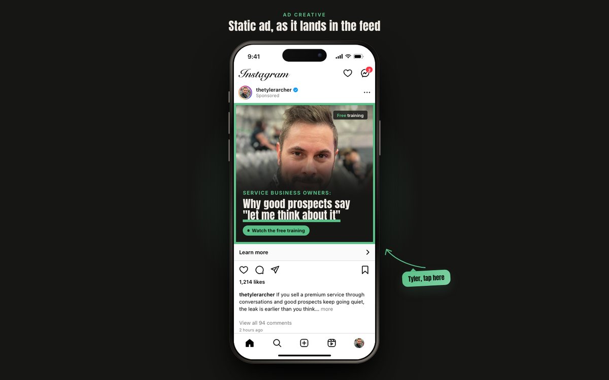 Static ad preview