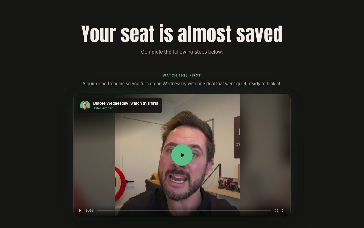 Thank-you page preview